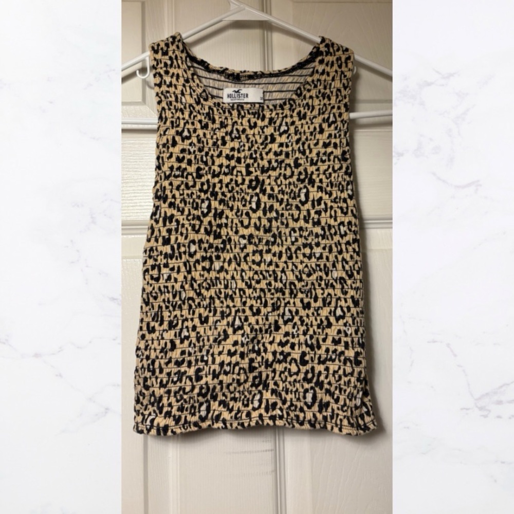 Hollister Leopard Print Tank Top